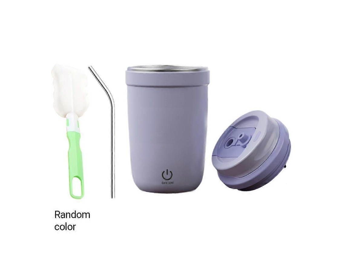Copo Misturador Automático Novelar Com Tampa À Prova De Vazamentos, Mistura Magnética Potente, Companheiro De Viagem Ideal Para Pós E Bebidas.