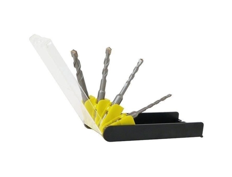 Broca Riss Caixa Com 4 Brocas Para Concreto Sds Comprimento 110 Mm Diâmetros 5 A 10 Mm Plástico