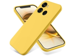 Capa De Silicone Líquido À Prova De Choque Para Itel P40