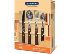 Faqueiro TRAMONTINA Tradicional Compact Conj. 24 peças (Aço Inox)