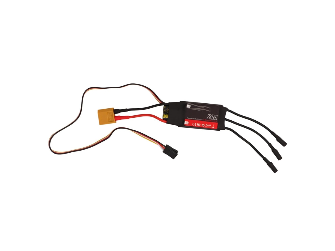 Controlador Eletrônico de Velocidade Elétrico Sem Escova de 20a para Drones com Dedos Rígidos. SFUSHOS (esc)