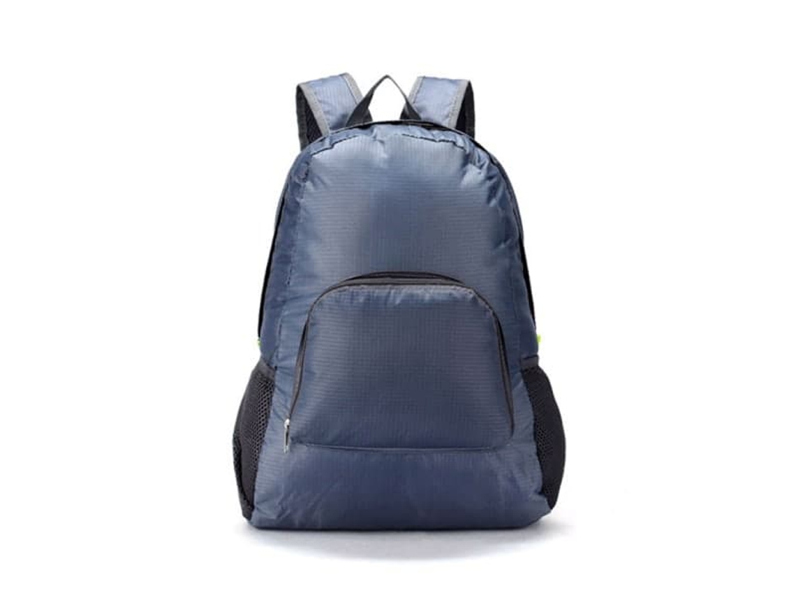 Mochila Dobrável Impermeável Para Caminhadas, Para Viagens, Na Cor Cinza, Para Transporte E Organização Prática Dos Artigos Indicados
