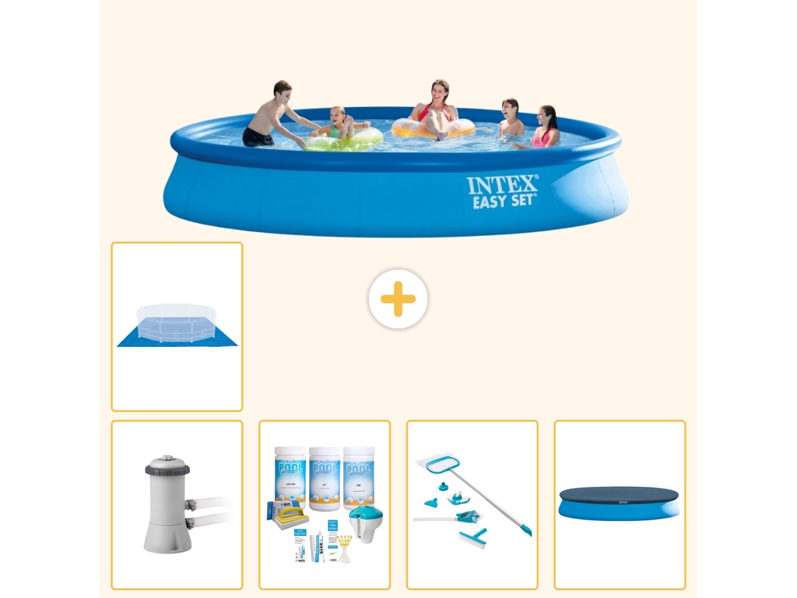 Intex Piscina Easy Set Redonda - 457x84 Cm - 6-peças S21160