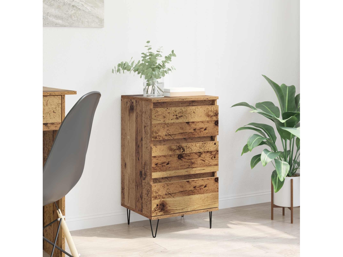 Vidaxl Buffet Madeira Antiga 40 X 35 X 70 Cm