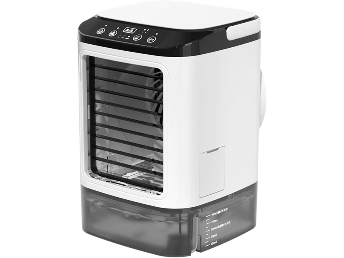 Ventilador De Mesa Silencioso - Circulador Ar Com Visor Led Longo