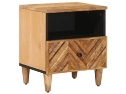 Vidaxl Mesa-de-cabeceira Castanho 50 X 33 X 60 Cm
