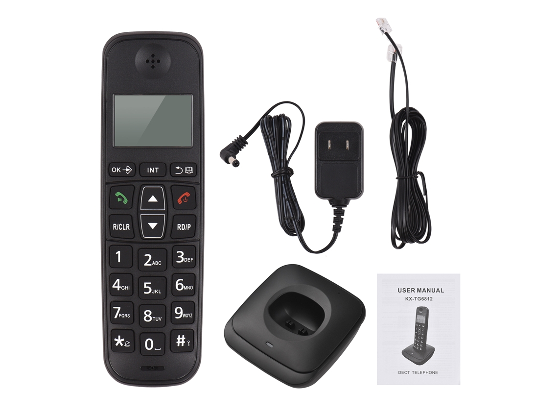Telefone Sem Fio Expandível Bisofice com Id de Chamada, Memória de Livro de Telefone e Chamadas em Conferência | S/MARCA