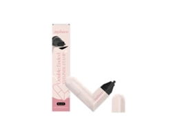 Eyeliner Preto Impermeável Duas Pontas Estampado