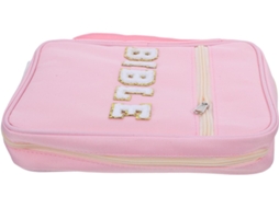 Capa para Bíblia Feminina Rosa Nuobesty, Proteção Diária, Bolsa Organizadora Portátil para Guardar Livros, Estojo