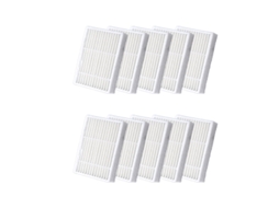 10 peças/lote kt 504 robô aspirador de pó hepa filtro para kitfort kt 504 e panda x600 pet robótico aspirador peças acessórios