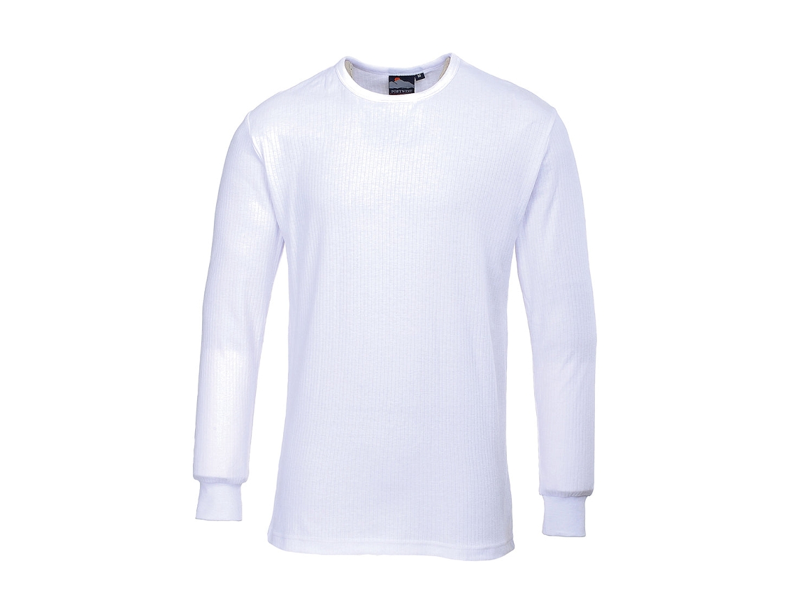 Camisa Térmica De Manga Comprida: Calor E Conforto Branco / Xl