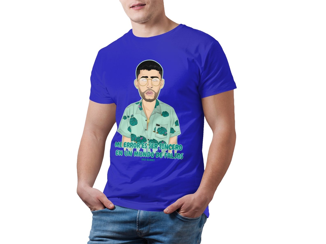 Rockinstone Bad Bunny - Bad Bunny Short-sleeve Oversized T-shirt(m)