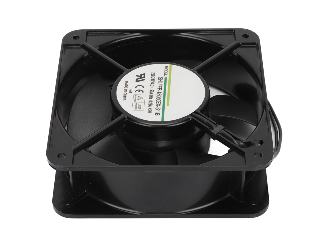 2026zentro-ventilador De Resfriamento 180mm Rolamento Duplo Para Máquinas De Solda Gabinetes Fontes De Alimentação 220/240v