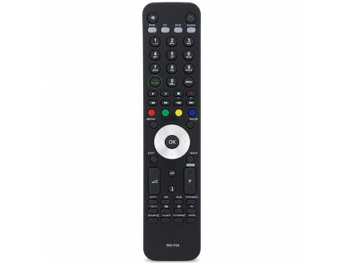 Comando À Distância De Substituição Compatível Com Recetores Satélite Humax Foxsat Hdr Freesat Rm-f04_zhd
