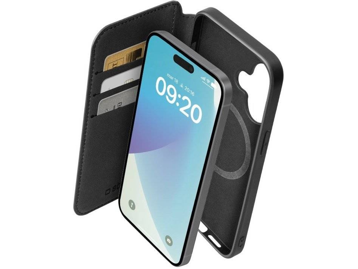 Capa SBS BookWallet iPhone 16 Plus (Preto)