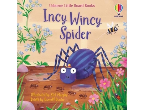 Livro incy wincy spider de russell punter (inglês)