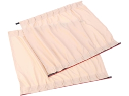 Cortinas para janelas de carro em 2 peças para portas laterais, proteção automática para portas.