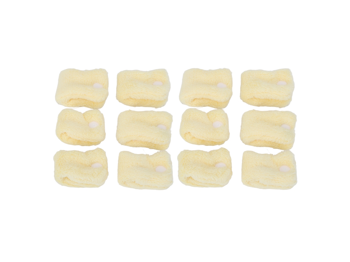 2026 12 Rodillos de Pelo de Felpa Coral Sem Calor Cachos Naturais Acessórios de Penteado Diy