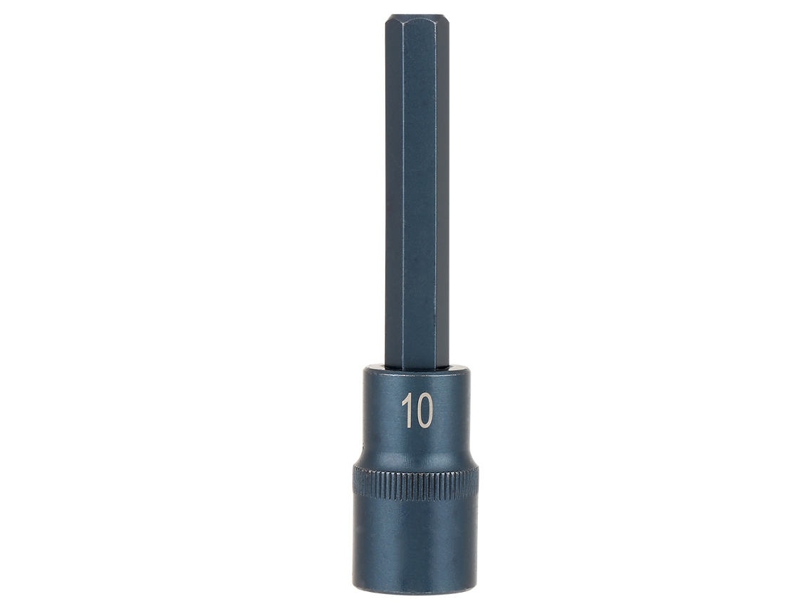 Yuru adaptador de Soquete Hexagonal para Parafusadeira Elétrica 1/2 100mm H10 Aço S2