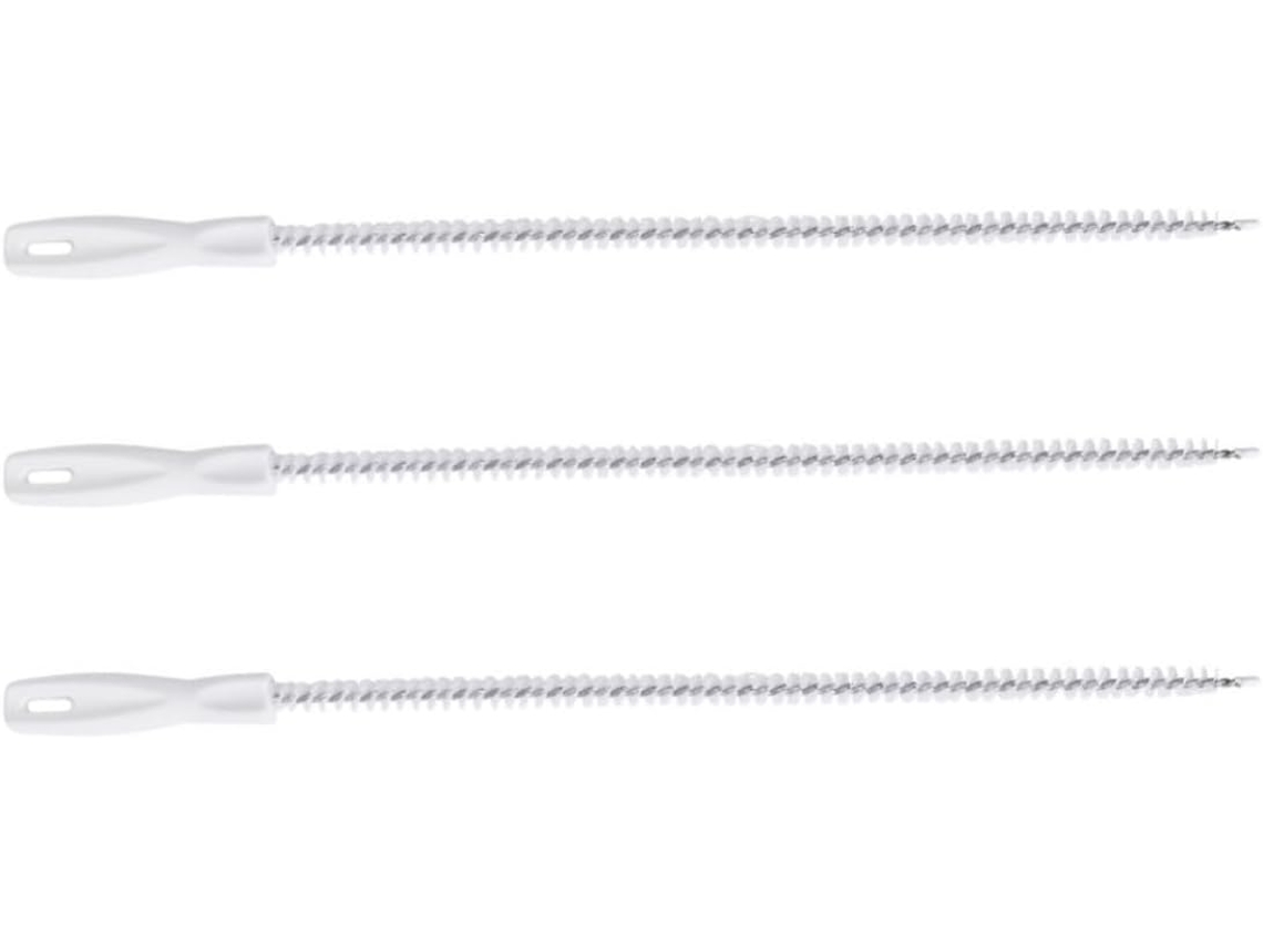 Escova De Limpeza Ralos Flexível Tofficu 45cm, 3 Peças Com Cerdas De Nylon Rotativas, Limpador Reutilizável Para Pias E