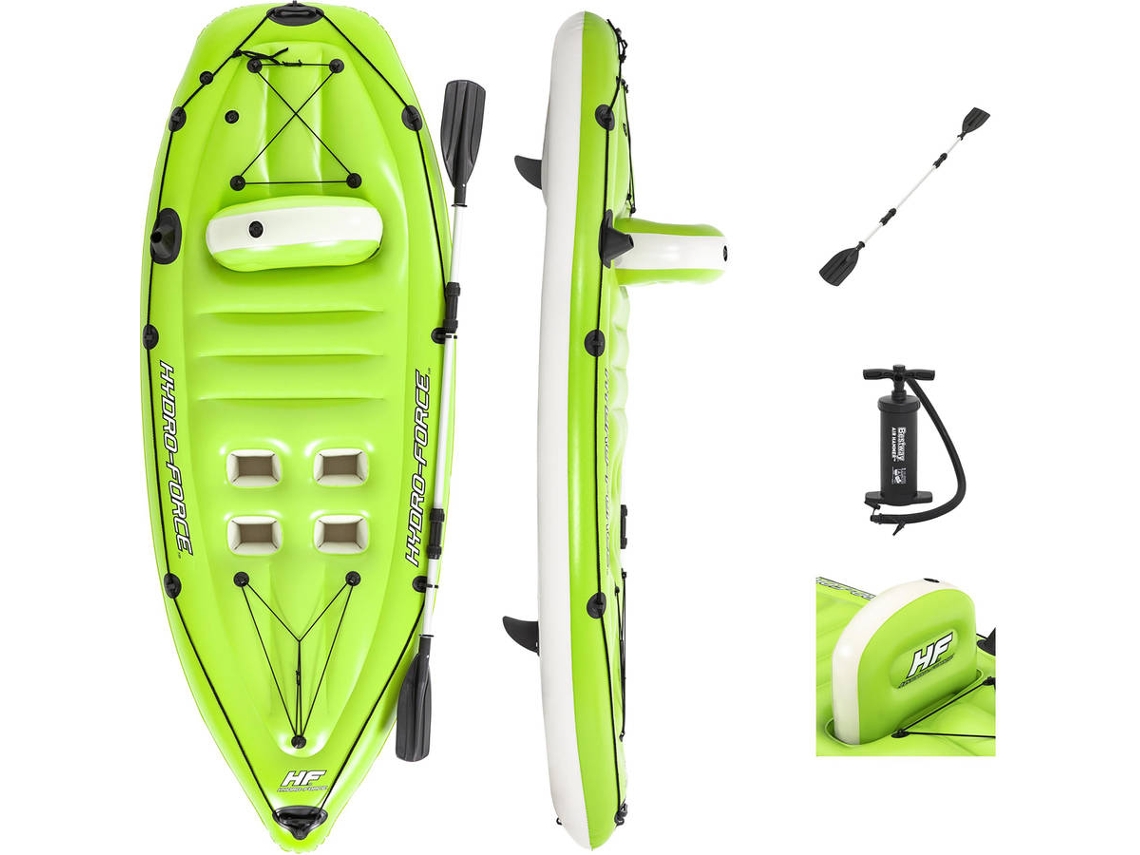 Caiaque Insuflável BESTWAY Hydro-Force Koracle 270x100 cm Individual com Remo e Bomba