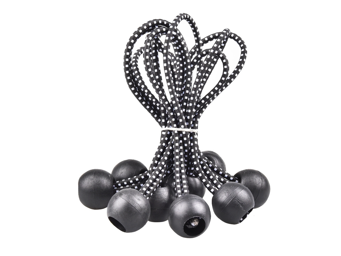 Corda Elástica Com Bola, Resistente E Versátil, Para Uso Interno E Externo, Ideal Para Amarrar Lonas, Organizar E Proteger, 12 Cm(4, 7 Polegadas)