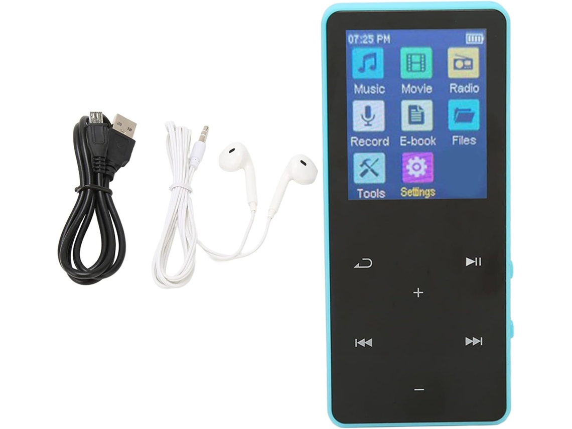 Reprodutor de Mp3 e Mp4, Tela Sensível Ao Toque de 1,8 Polegadas, Bluetooth 5.0, Qualidade Hi fi. SFUSHOS