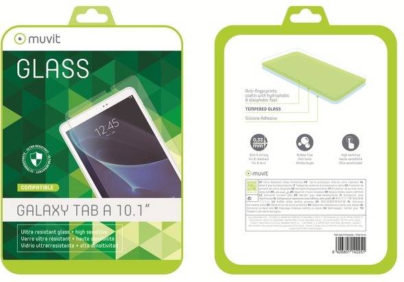 Pelicula de Vidro MUVIT Galaxy Tab