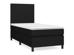 Box Spring Bed, Box Spring Beds Vidaxl Preto Tecido (80 X 200 Cm)