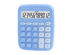 Calculadora Cute 12 Dígitos Lcd Grandes Botões Silenciosos | S/MARCA
