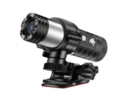 Câmera esportiva à prova d'água Bestvite 4K UHD WiFi para bicicleta e motocicleta, lente grande angular, antivibração, controle de aplicativo e gravação.