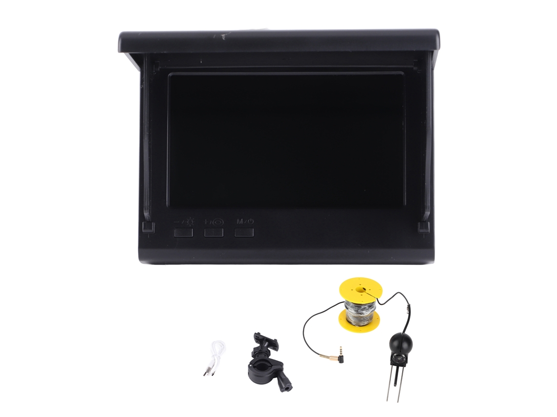 Detector de Peixes com Câmera Subaquática 4.3" Tela Tn Ip67 Ângulo 220° Bateria 10000mah S/MARCA