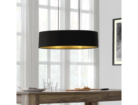 Candeeiro de Suspensão LUX.PRO Preto (60 W - E27)