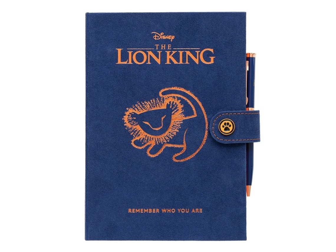 Caderno Rei Leão A5 com Caneta, Qualidade Premium BRILVIBERA