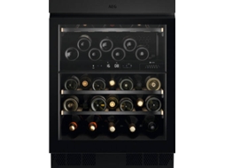 Cave de Vinho Encastre AEG AWUD040B8B SERIE 8000 Envelhecimento (40 garrafas - Preto)