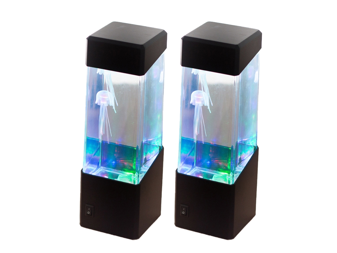 Luz Noite Aquário com Usb Decoração de Secretária Presentes de Natal NEVEANCE