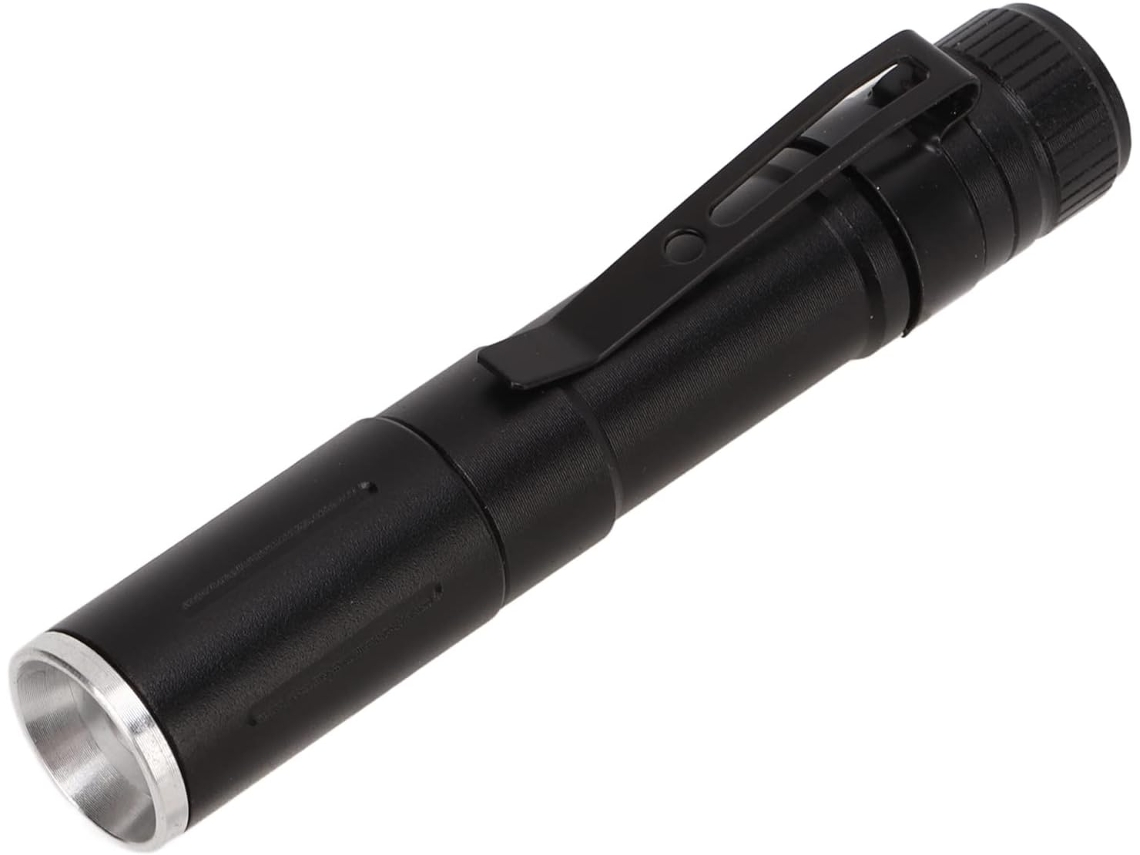 Mini Lanterna De Bolso Em Liga Alumínio Resistente, Com 3 Modos De Iluminação E Luz Led Para Acampamento Noturno