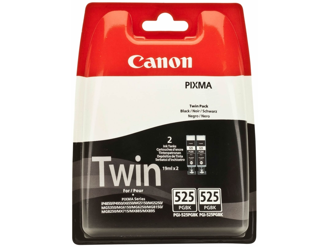 Pack 2 Tinteiros CANON PGI-525 Preto (Outlet Caixa Aberta - 4529B006)