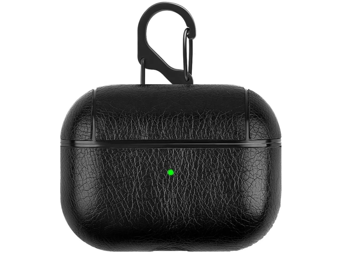 Capa Zruxe Para Airpods Pro Estojo De Proteção Tpu Preto (design Art Déco, Resistente A Quedas)