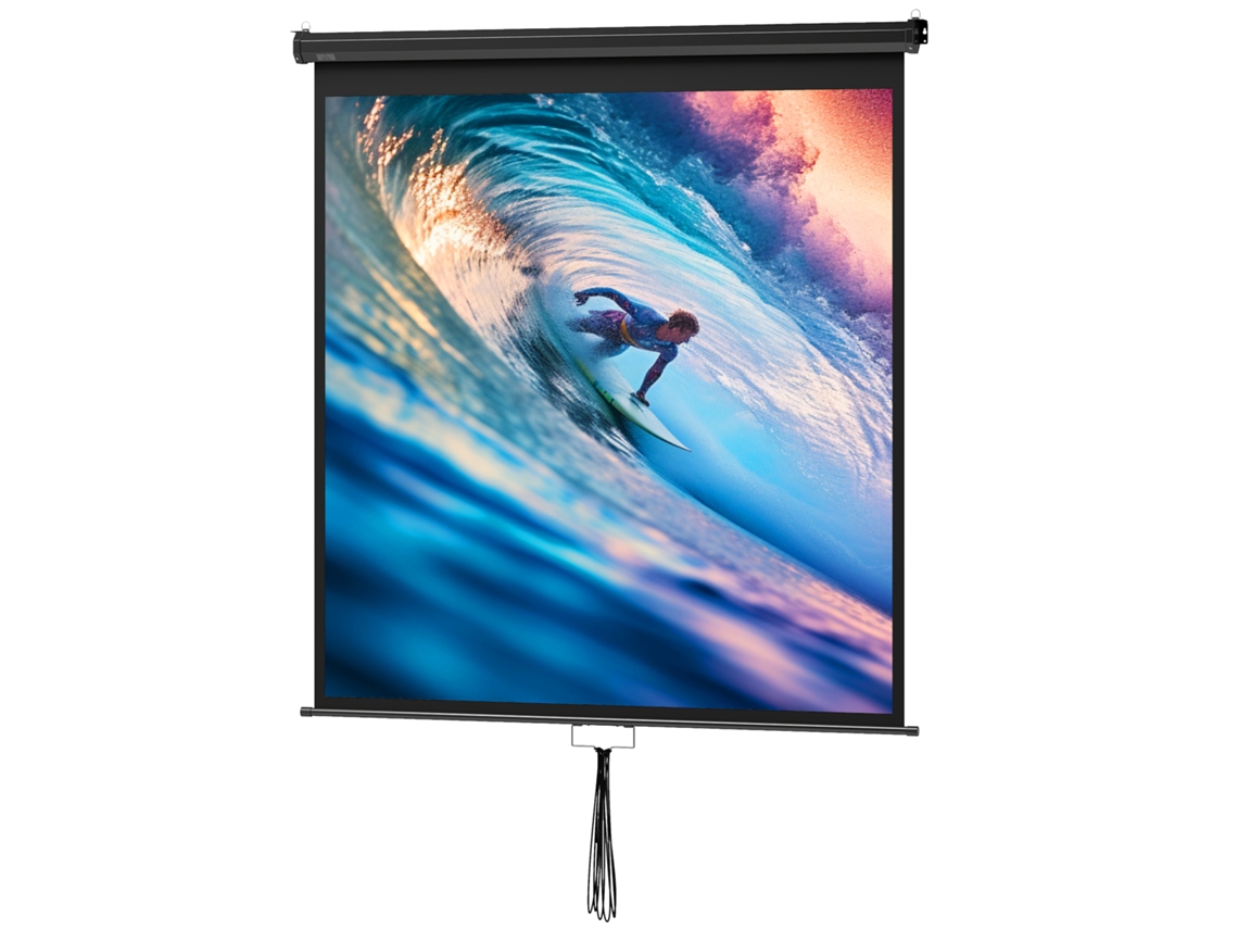 Tela De Projeção 85 Polegadas 1:1 4k Hd Tv E Home Cinema, 146x146cm
