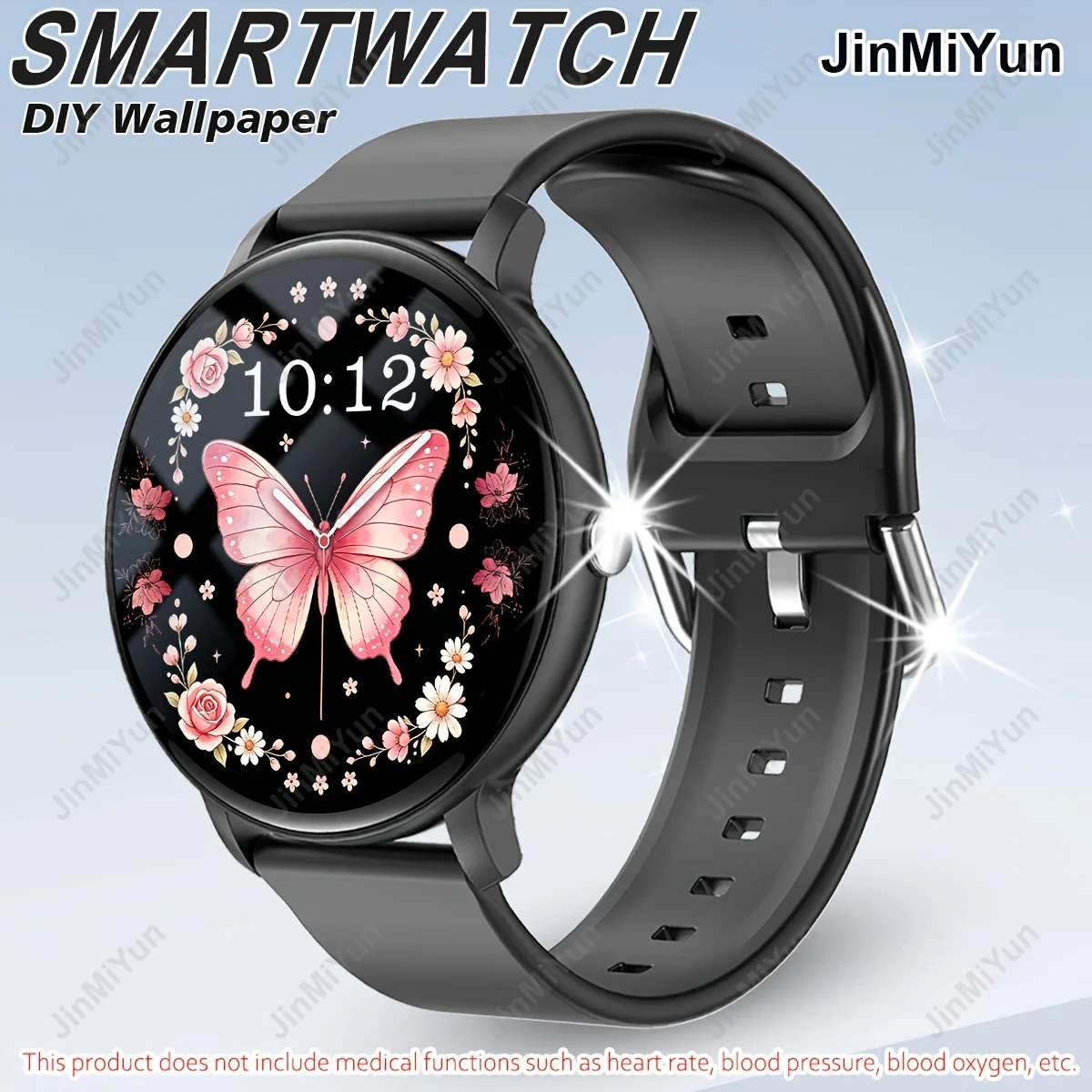 (preto) Smartwatch Hd Com Chamadas Sem Fio