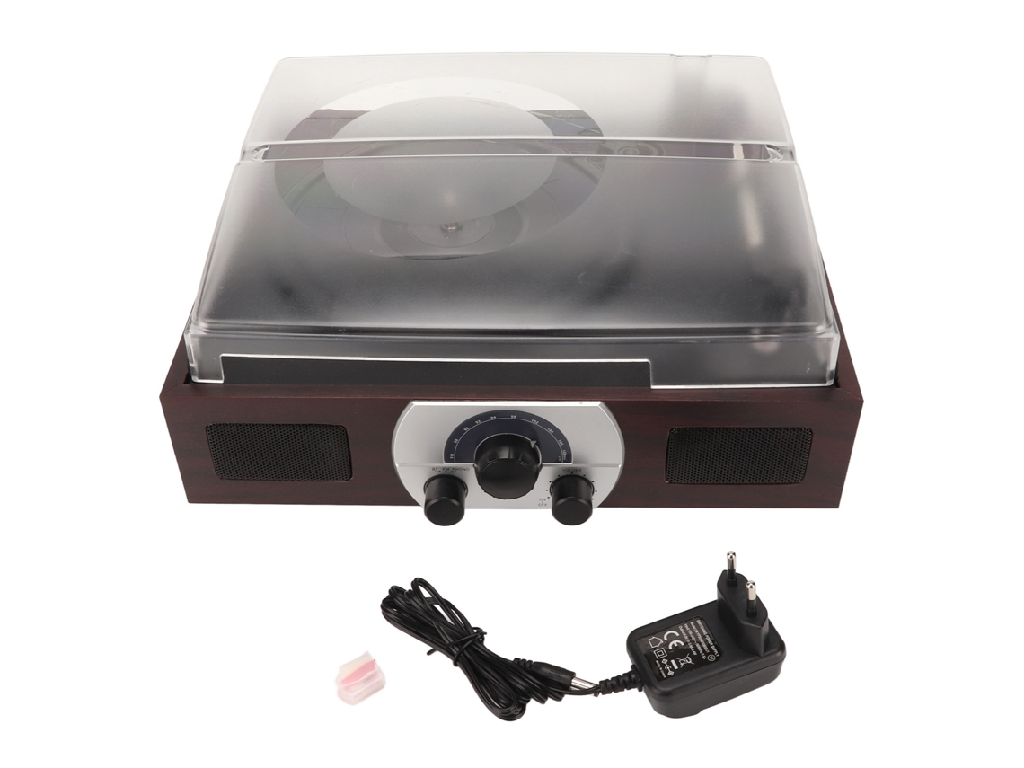 Toca discos Vinil Bluetooth LAXISCREED 3 Velocidades Portátil com Alto falante