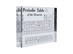 Tabela Periódica de Elementos em Acrílico para Estudantes e Laboratórios (170x120x24mm)