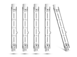 Lurelia Lâmpada Halógena Linear R7s 300w 220-240v 2800k 118mm, Branco Quente, Regulável, Sem Cintilação