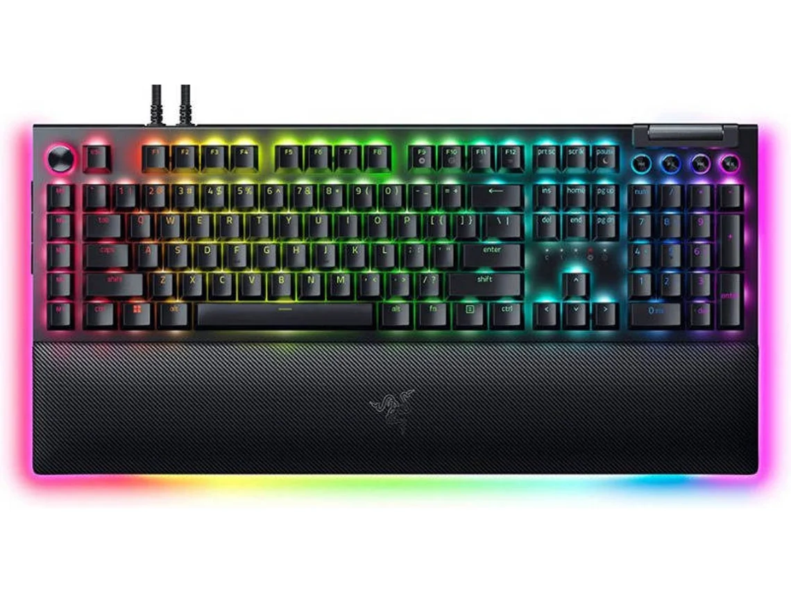 Teclado Gaming RAZER Blackwidow V4 Pro Y (Mecânico - Inglês - Preto)