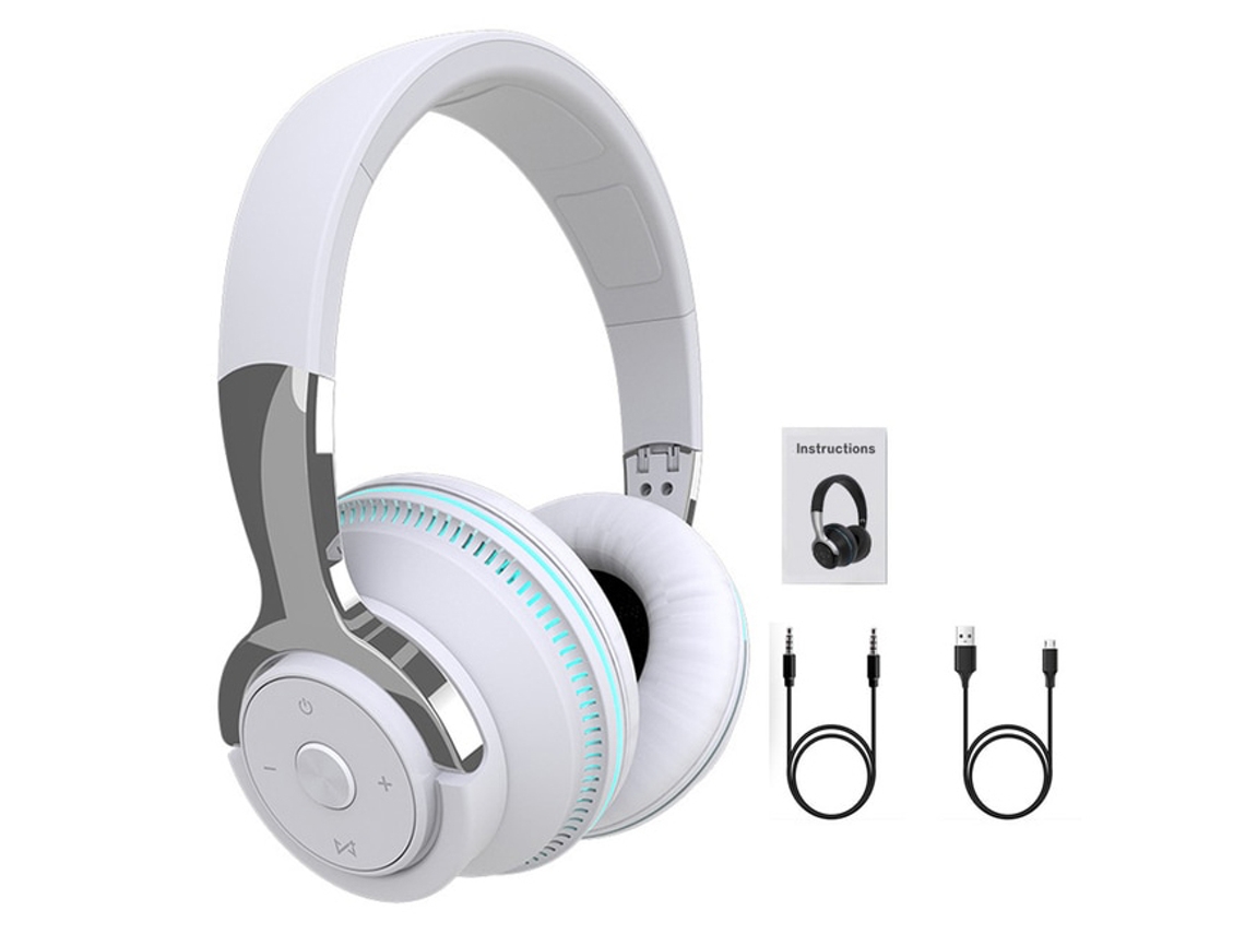 Auriculares GUZMYYF Gamer Blutooth Surround Sound Estéreo Usb com Microfone