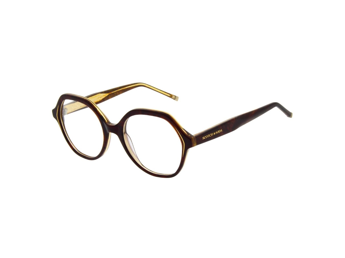 Armação De Óculos Feminino Scotch Soda Ss1015 52141 (castanho)