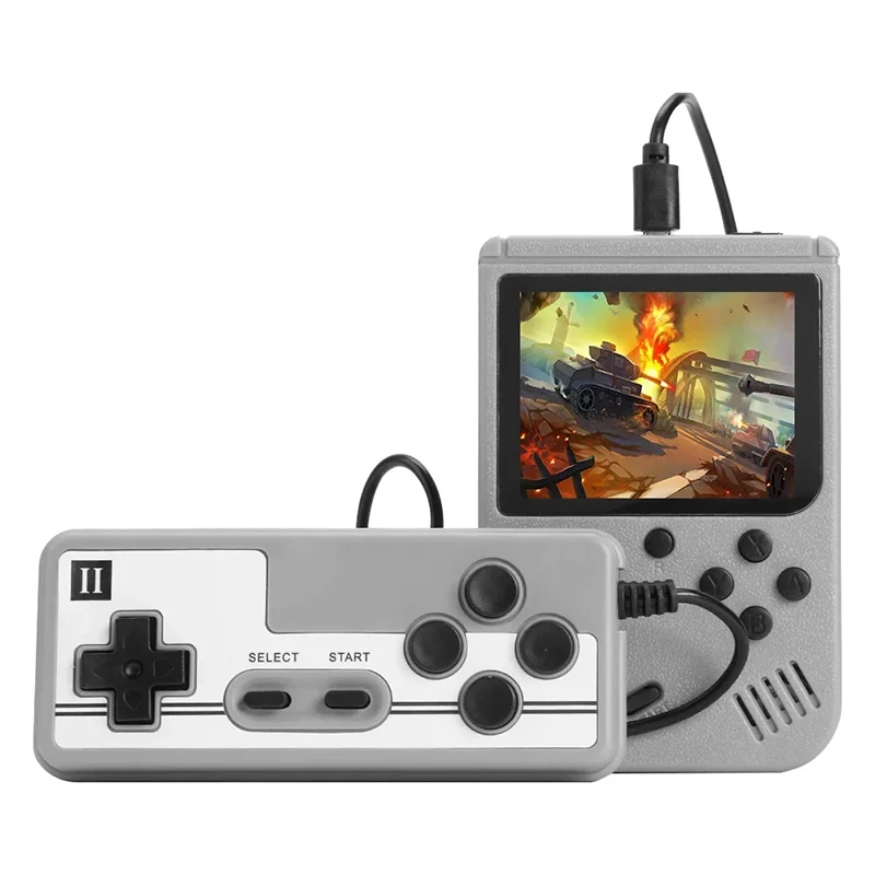 Console Portátil Retrô com 500 Títulos Clássicos, 3 Polegadas AQUAFORGE
