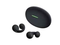 Auriculares De Condução Óssea Bluetooth Design Aberto Som Hi-fi Cancelamento De Ruído Display Led/lcd Lurelia