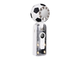 Ventilador Portátil Mini Refrigeração Design Futebol 199 Velocidades Bateria 3600mah 10h Autonomia Ideal para Eventos Esportivos STELASPLEN